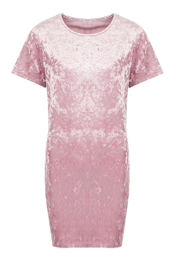 Velvet Jurk Pink – shoparchief
