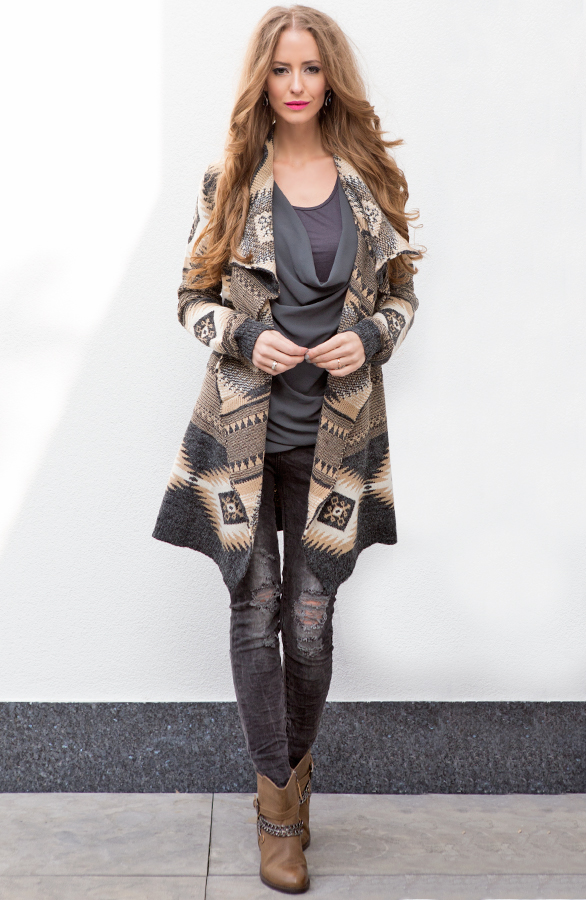 My Cosy Aztec Cardigan – shoparchief, foto 2
