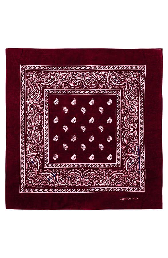 Bandana Bordeaux – shoparchief, foto 3