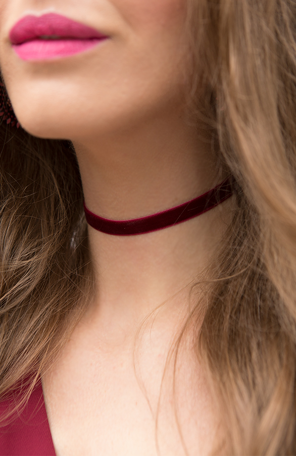 Choker Ketting Velvet 6x – shoparchief, foto 7