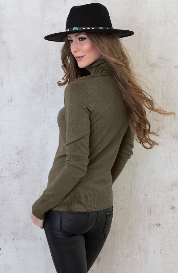 Coll Sweater Jersey Army – shoparchief, foto 4