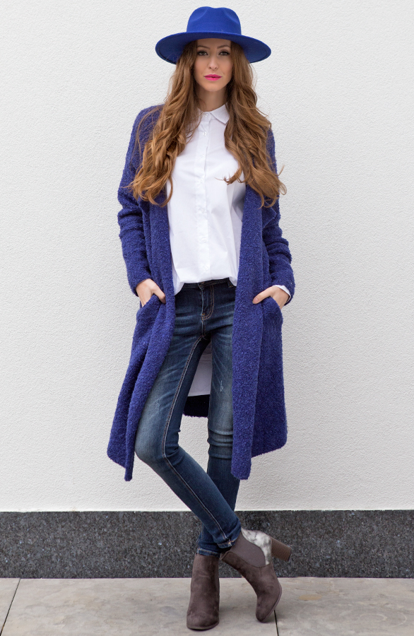 Exclusive Kobalt Cardigan – shoparchief, foto 6