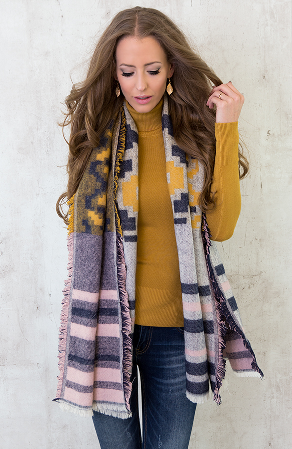 Feeling Me Softly Sjaal Grey – shoparchief, foto 2