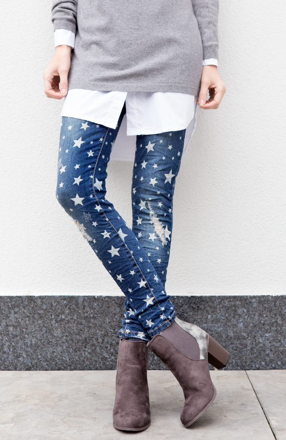 Metallic Booties Grey – shoparchief, foto 7