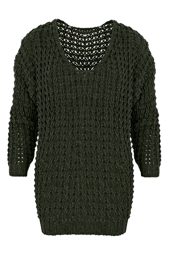 Knitted Sweater Army – shoparchief