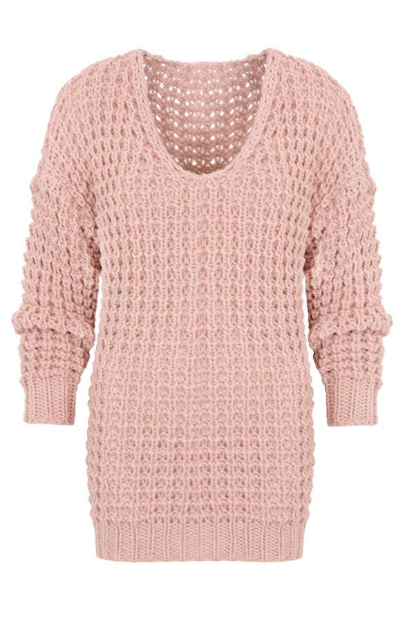 Knitted Sweater Pink – shoparchief