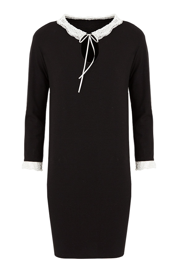Lace Up Tuniek Black – shoparchief