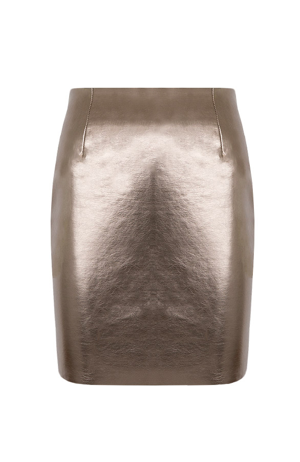 Metallic Skirt Champagne – shoparchief
