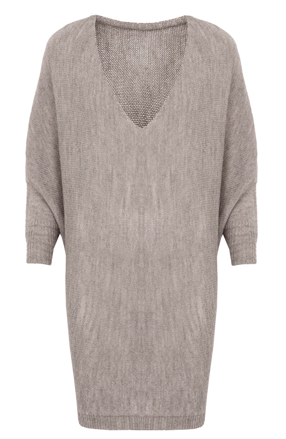 Oversized Large Tuniek Taupe – shoparchief