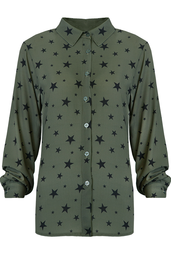 Star Addict Blouse Army – shoparchief