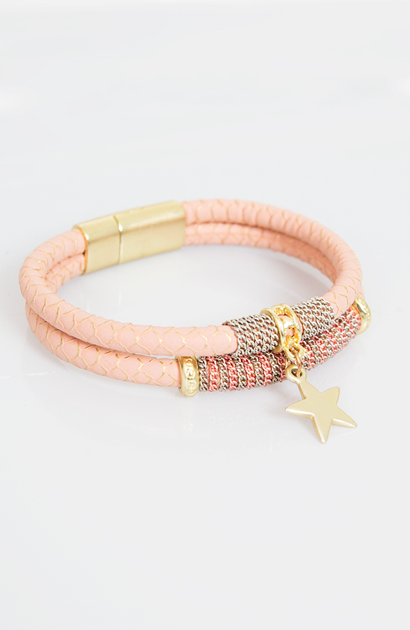 Wrap Bracelet Pink Star – shoparchief, foto 7