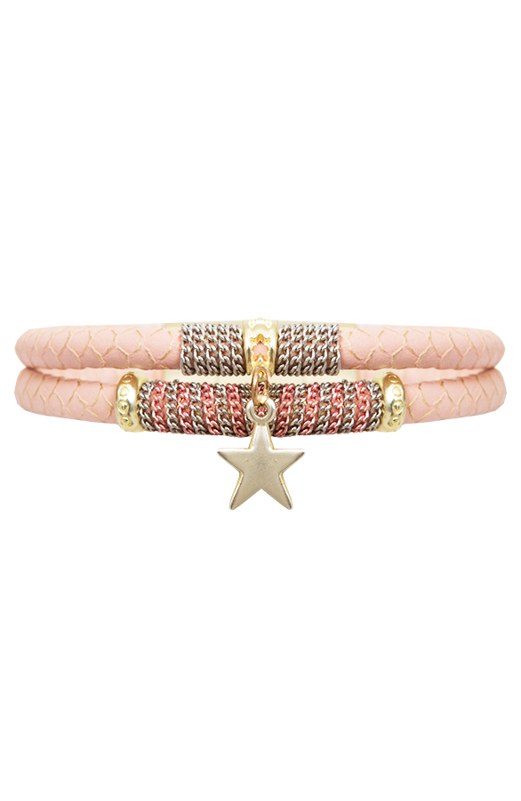 Wrap Bracelet Pink Star – shoparchief