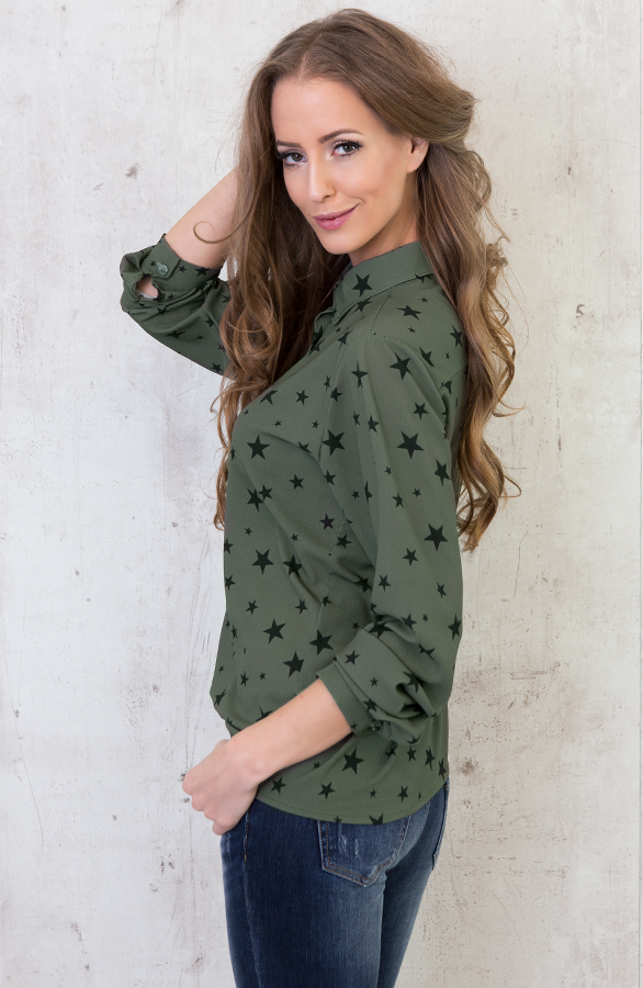 Star Addict Blouse Army – shoparchief, foto 4