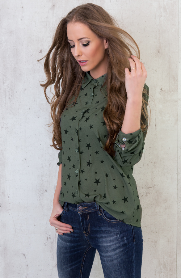 Star Addict Blouse Army – shoparchief, foto 3
