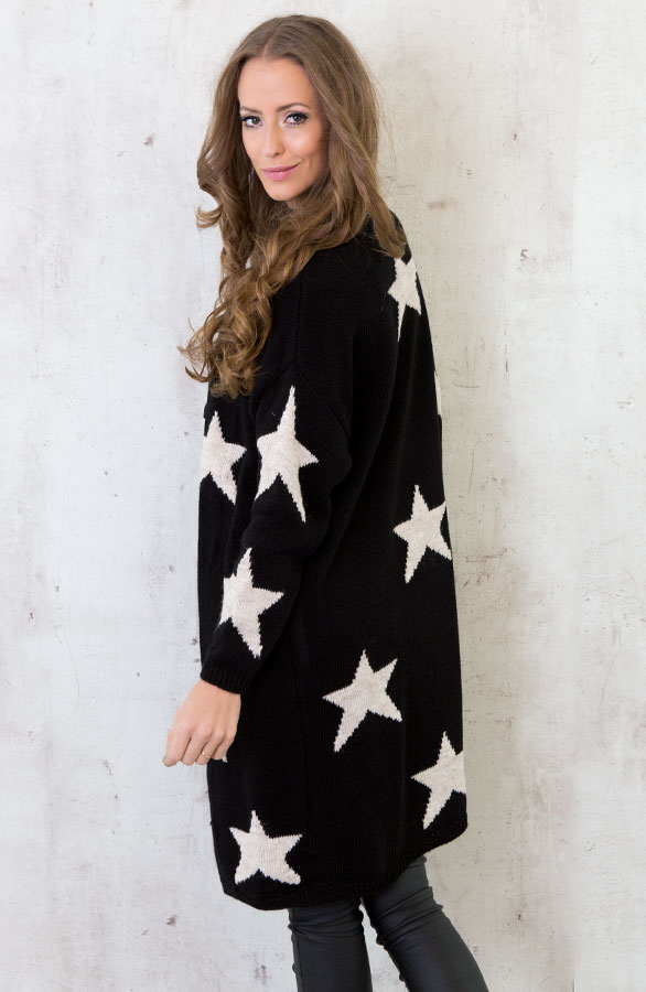 Star Cardigan Black – shoparchief, foto 6