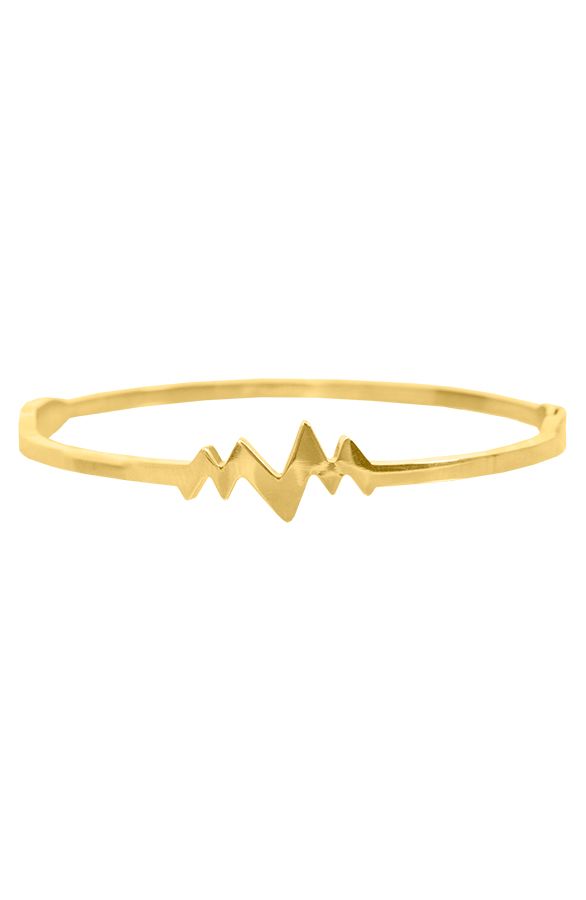 Heartbeat Bracelet Gold – shoparchief