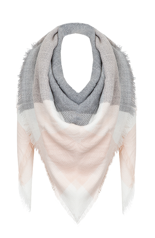 Square Soft Sjaal Pink – shoparchief