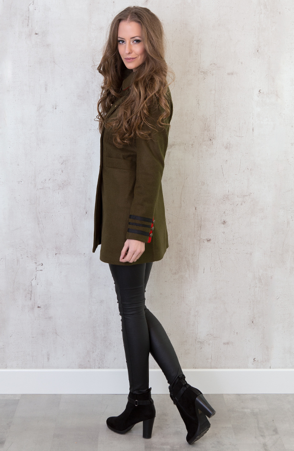 Marine Exclusive Coat Green – shoparchief, foto 4