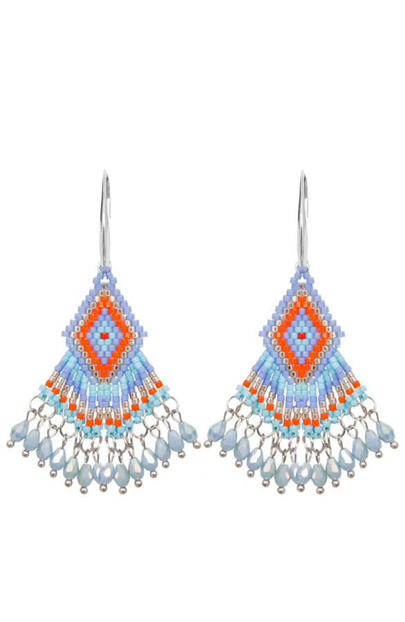 Delilah Luxury Oorbellen Blue – shoparchief