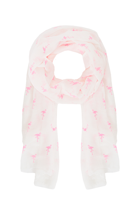 Flamingo Sjaal White – shoparchief
