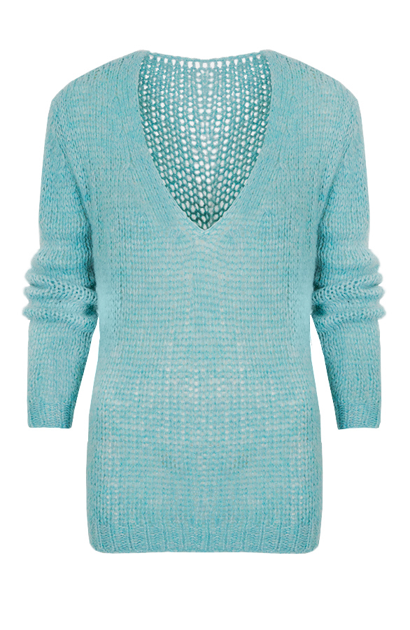Oversized Sweater Ocean Green – shoparchief
