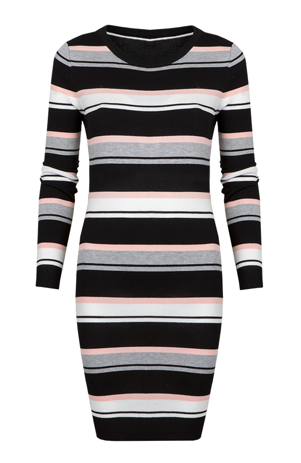 Striped Pencil Dress 2.0 Pink – shoparchief
