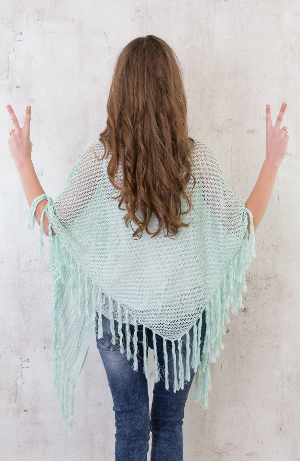 Summer Fringe Sjaal Soft Mint – shoparchief, foto 2