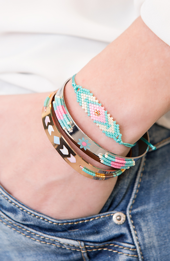 Minty Stainless Bracelet Silver – shoparchief, foto 2