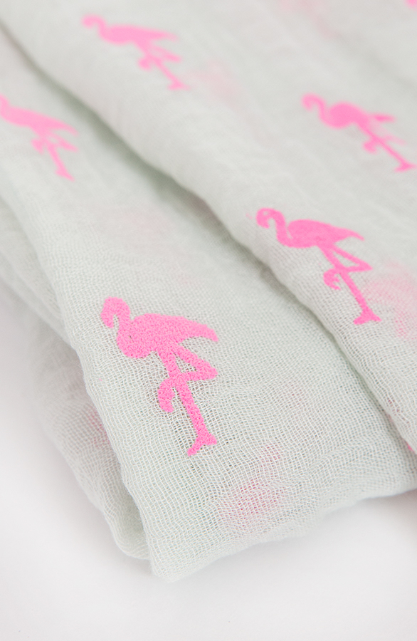 Flamingo Sjaal Mint – shoparchief, foto 2