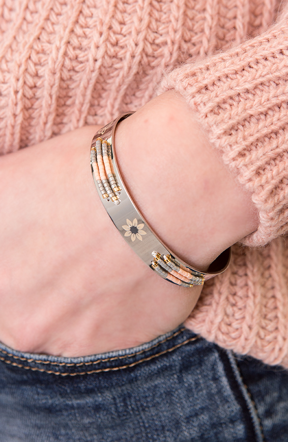 Peachy Stainless Bracelet Silver – shoparchief, foto 2