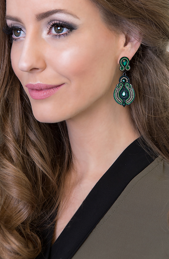 San Torini Oorbellen Green – shoparchief, foto 2