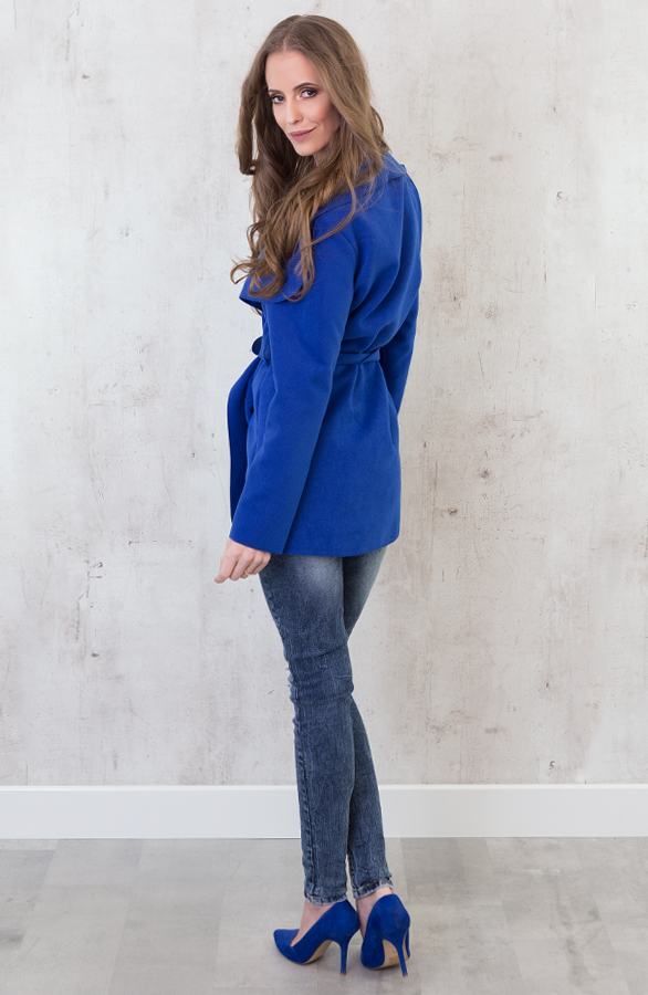 Short Dream Coat 2.0 Kobalt – shoparchief, foto 4