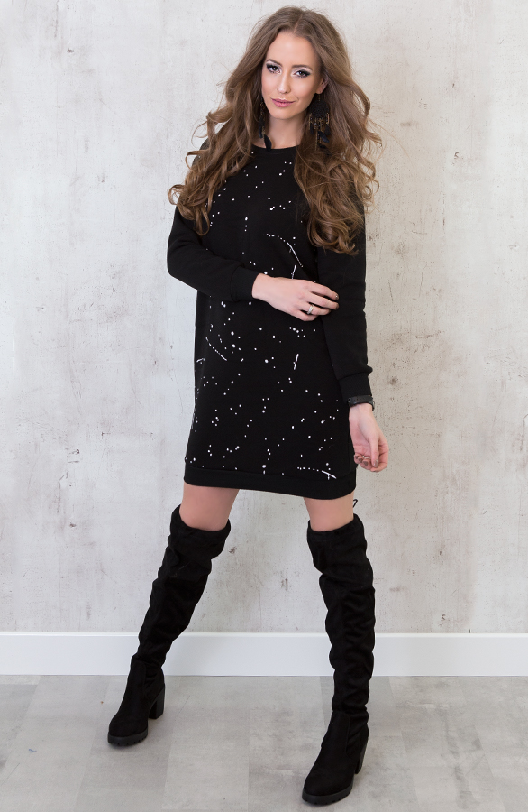Exclusive Overknee Hakken Zwart – shoparchief, foto 6