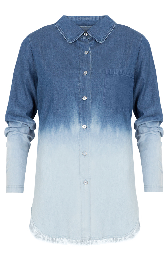 Denim Ombre Blouse – shoparchief