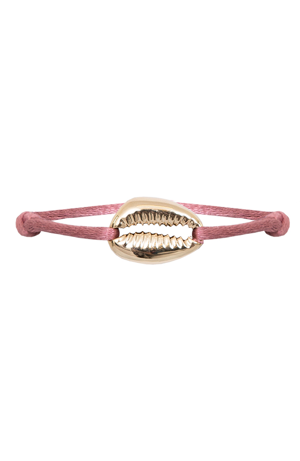 Gold Shell Armband Pink – shoparchief