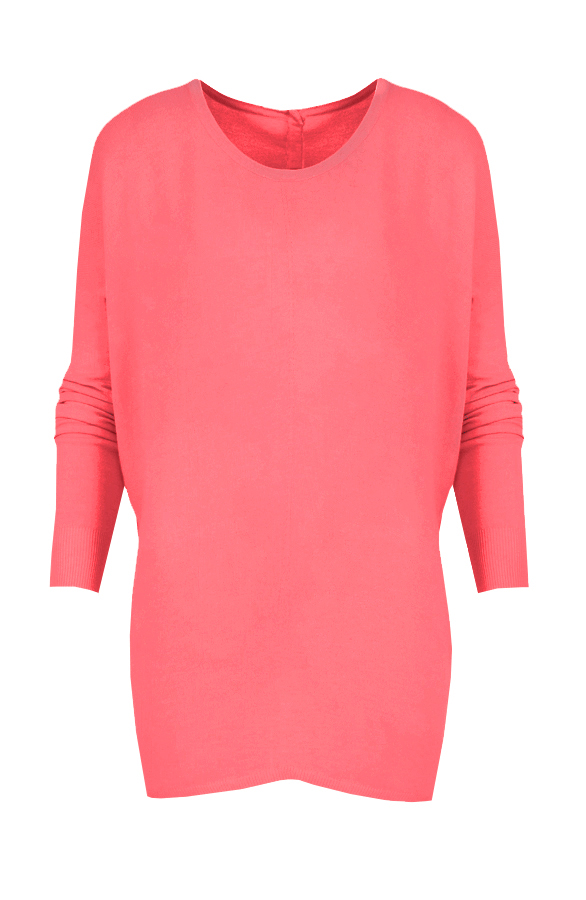 Loose Soft Sweater Koraal – shoparchief