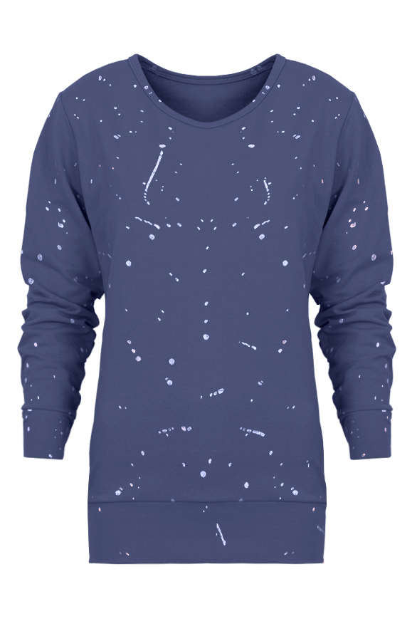 Painted Sweater Jeans Blue – shoparchief