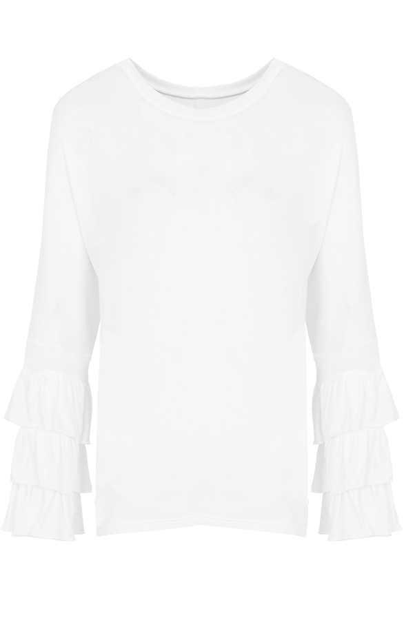 Ruffle Tuniek White – shoparchief