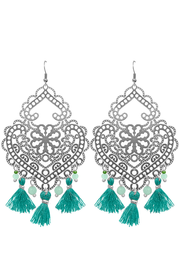 Saint Tropez Oorbellen Green – shoparchief