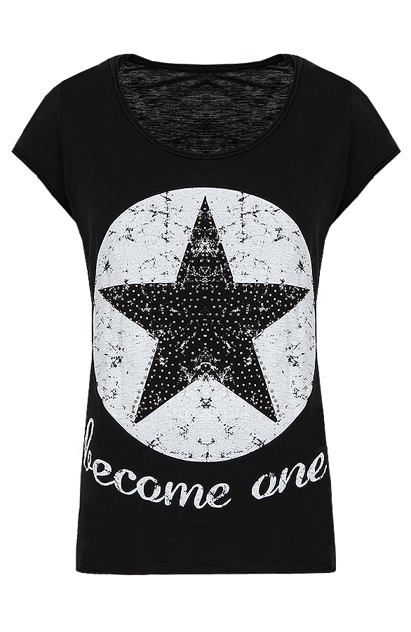 Star Studs Top Black – shoparchief