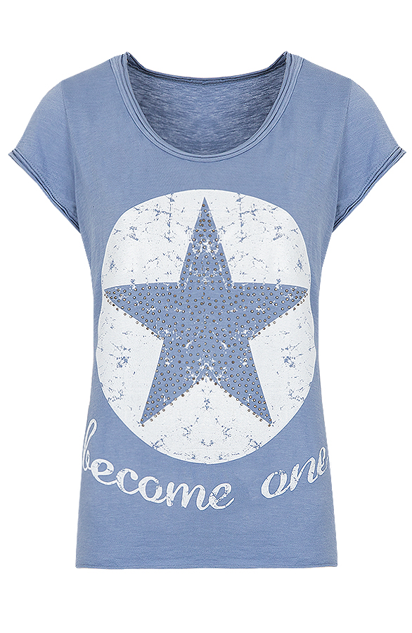 Star Studs Top Blue – shoparchief