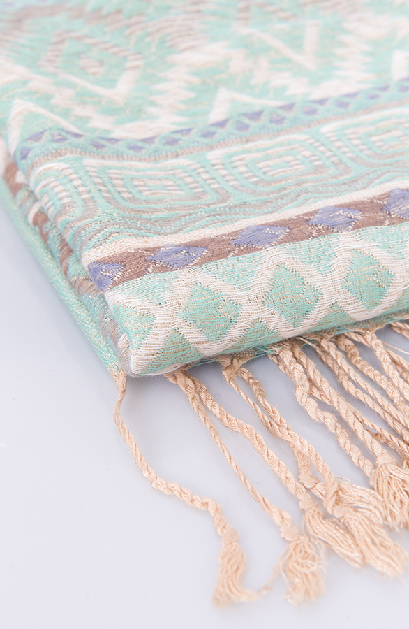 Aztec Mint Sjaal – shoparchief, foto 7