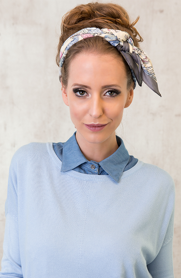 Loose Soft Sweater Baby Blue – shoparchief, foto 7