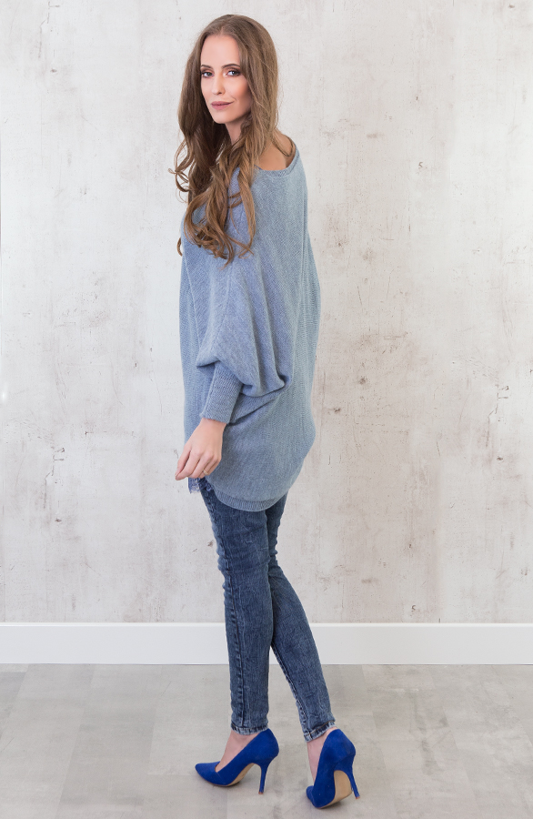 Oversized Large Tuniek Jeans Blue – shoparchief, foto 7