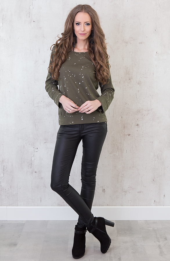 Painted Sweater Green – shoparchief, foto 5