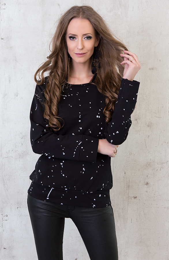 Painted Sweater Black – shoparchief, foto 2