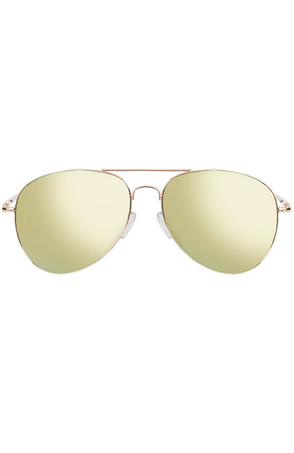 Aviator Zonnebril Goud – shoparchief