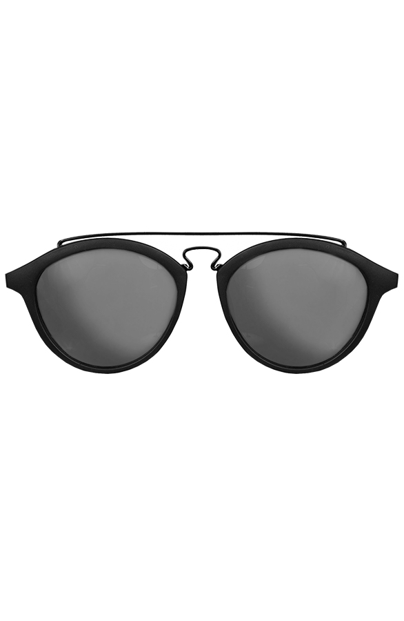 Club Sunglasses Mat Zwart – shoparchief