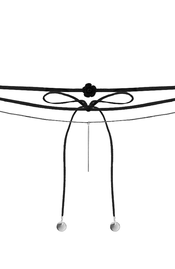Layered Choker Necklace Silver – shoparchief