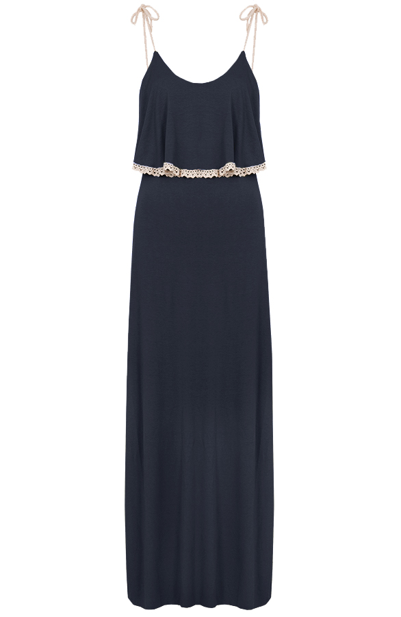 Maxi Jurk Boho Marine – shoparchief